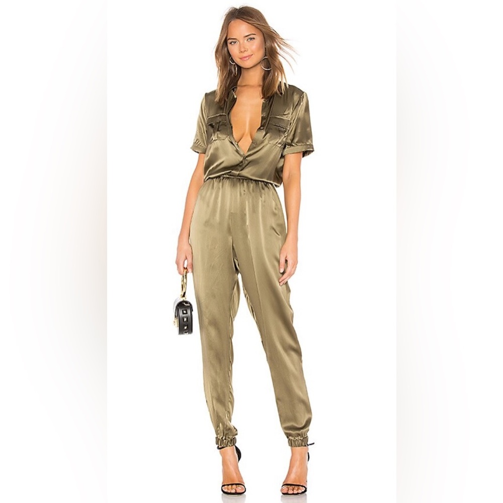 Cami NYC Olive Green Utility Jumpsuit - Women